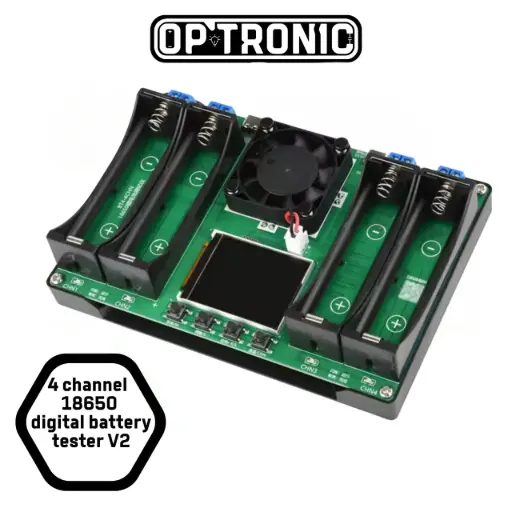 4 channel 18650 digital battery tester V2