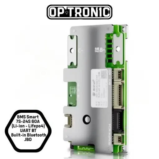 BMS Smart 7S-24S 60A (Li-ion - Lifepo4) UART BT Built-in Bluetooth JBD