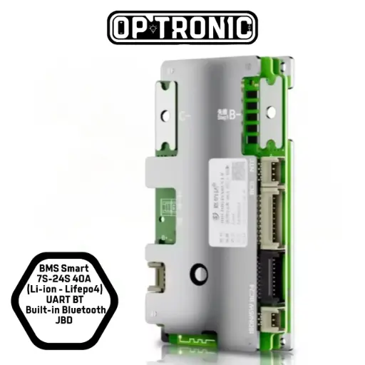 BMS Smart 7S-24S 40A (Li-ion - Lifepo4) UART BT Built-in Bluetooth JBD