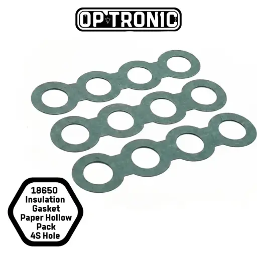 18650 Battery Insulation Gasket Paper Hollow Pack 4S Hole