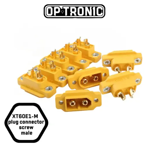 XT60E1-M  plug connector - screw - male