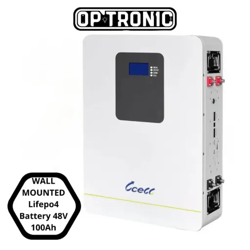 WALL MOUNTED Smart Lifepo4 Battery 48V / 51.2V 100Ah