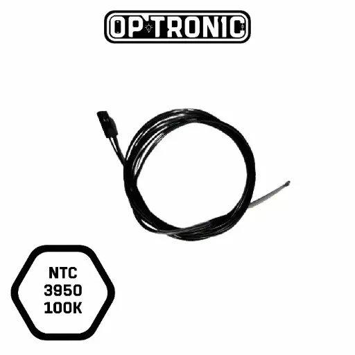 NTC 3950 100K ohm Thermistor with 1 Meter TeflonT wiring Dupont Head (black)
