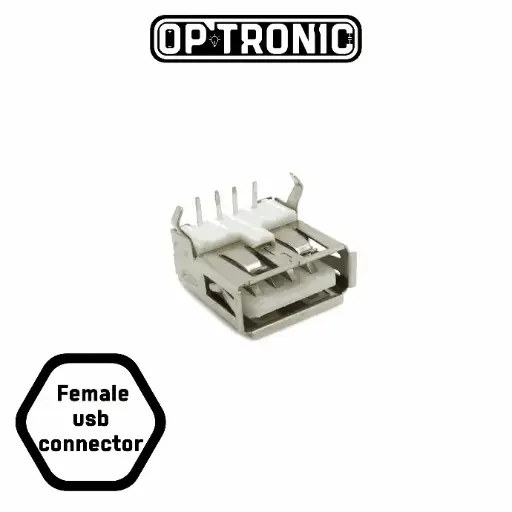 Female USB Connector Type (A) DIP