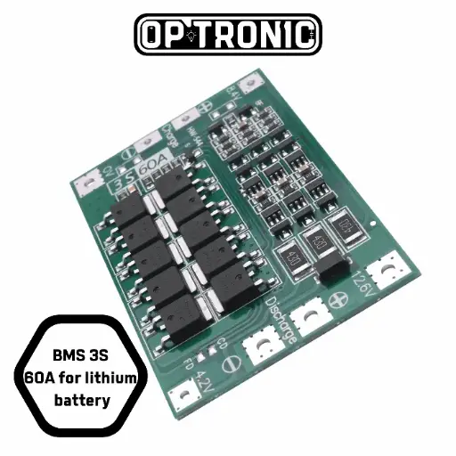 BMS 3S  12.6V  60A Li-ion