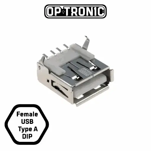 Female USB Connector Type (A) SMD