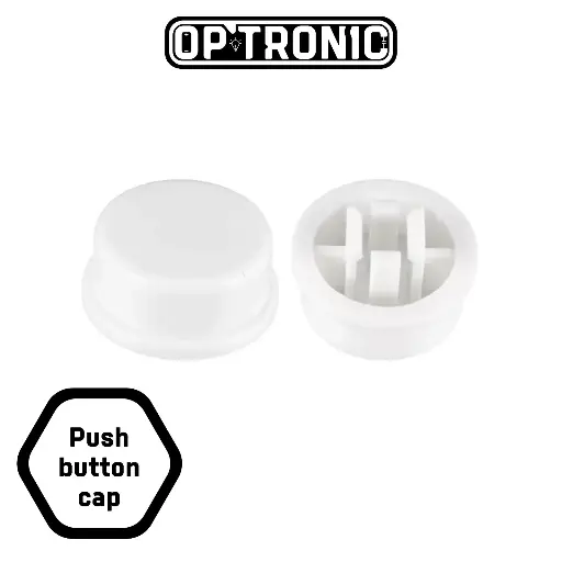 Push Button Cap (White)