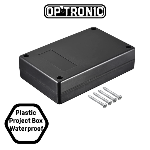 Plastic Project Box Waterproof 125x80x32mm (Black)