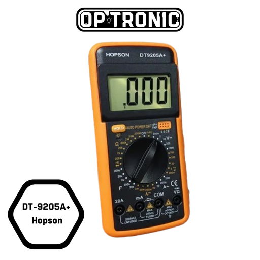 DT-9205A+ Digital Multimeter with battery and probe (Hopson-High Quality)
