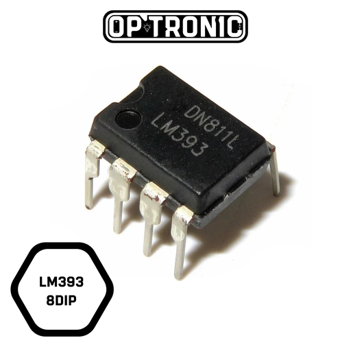 LM393P Dual voltage comparator DIP-8