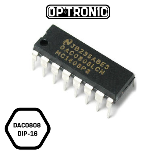 DAC0808LCN (8-Bit D/A Converter) DIP-16