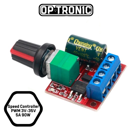 Motor Speed Controller PWM 3V-35V 5A 90W
