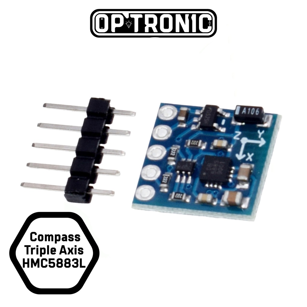 Compass Triple Axis HMC5883L GY-273 3V-5V | OP-Tronic