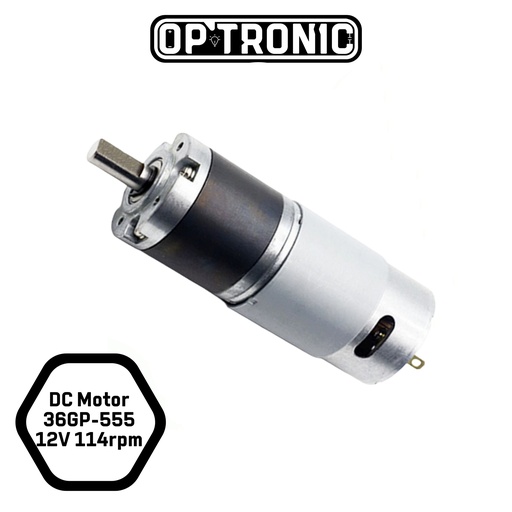 DC Motor 36GP-555 12V 114rpm planetary gear