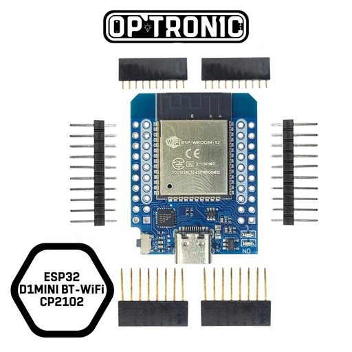 ESP32 D1MINI BT-WiFi Module -CP2102 Type-C