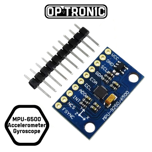 MPU GY-6500/9250 6-Axis Gyroscope and Accelerometer Sensor -I2C SPI
