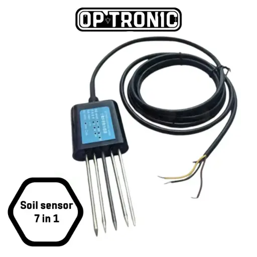 Soil sensor RS485 7IN 1 (Temperature-humidity-conductivity-nitrogen-phosphorus-potassium-pH)