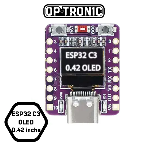 ESP32-C3 OLED 0.42-inch screen - wifi Bluetooth